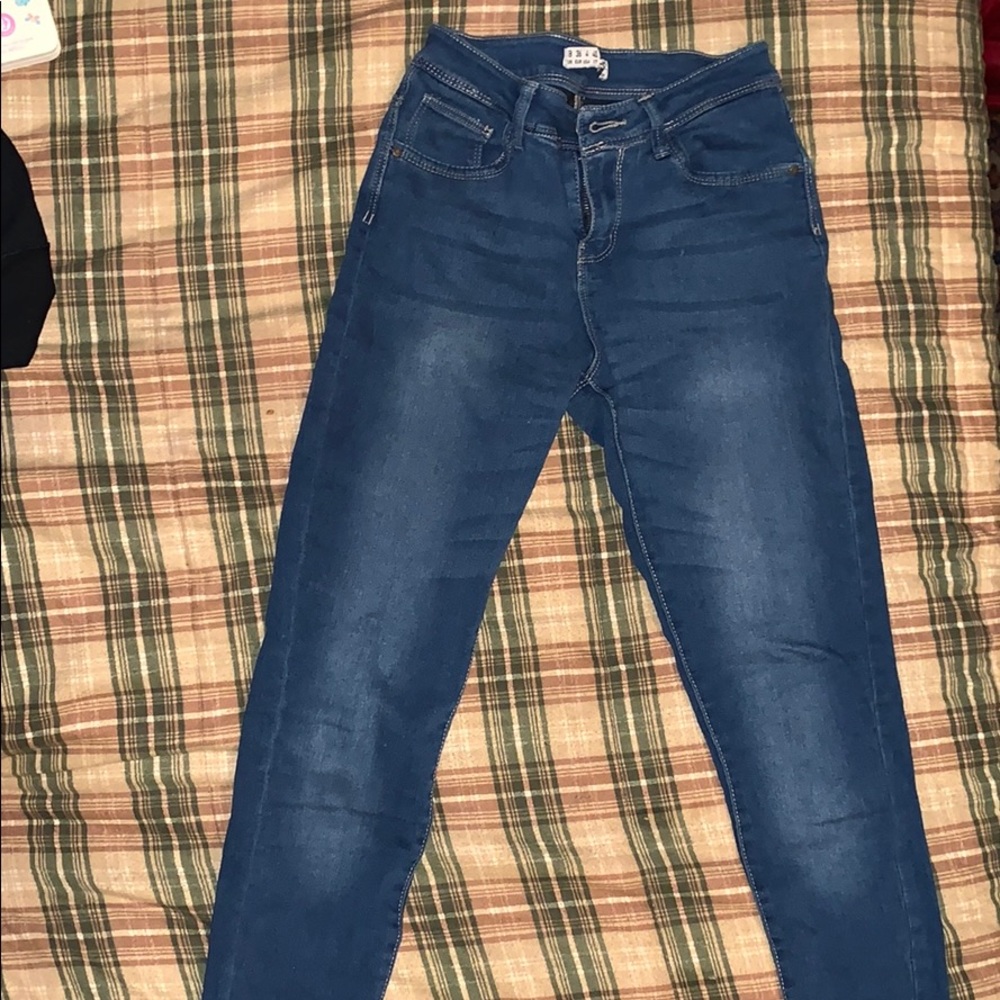 Mid-Rise Blue Jeans